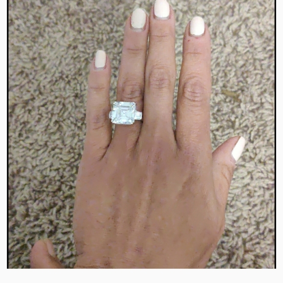 Beautiful giant large ring sterling silver - Picture 7 of 12